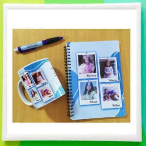 COMBO MUG, ESFERO Y CUADERNO PERSONALIZADO