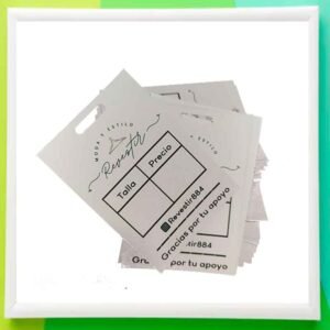 ETIQUETA PARA ROPA X 100